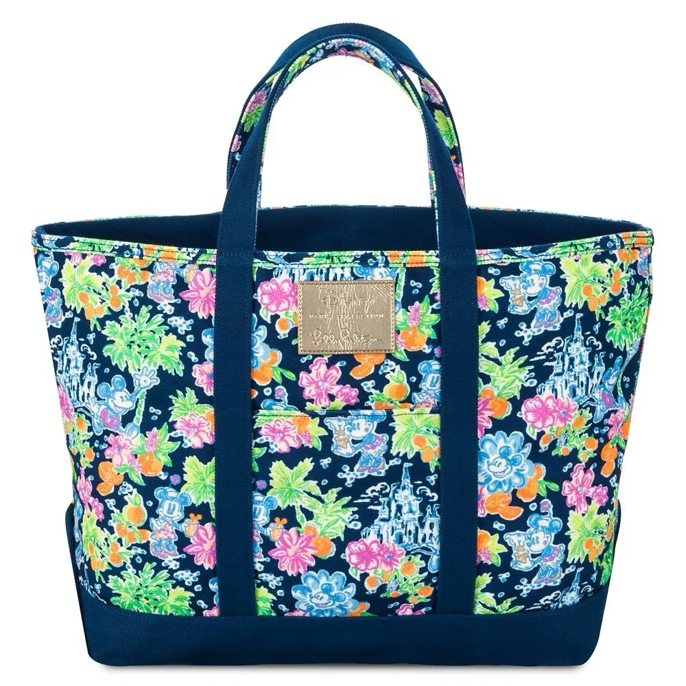 Lilly Pulitzer Mickey Mouse Canvas Tote - Picture 2 of 4